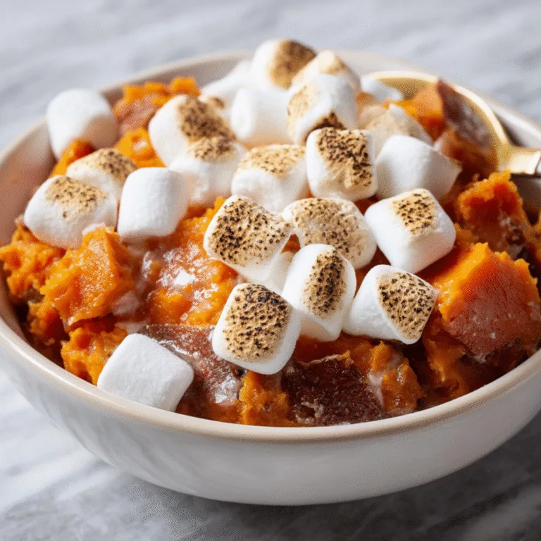 Crockpot Sweet Potatoes with Marshmallows – The Easiest Holiday Side Dish Ever