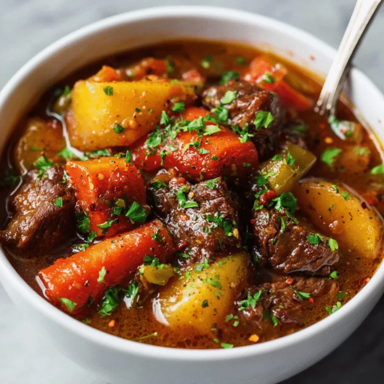 Crockpot Beef Stew (Easy, Hearty & Comforting!) – The Ultimate Cozy Dinner