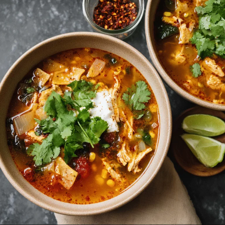 Mexican Chicken Soup (Authentic Brothy Caldo de Pollo)