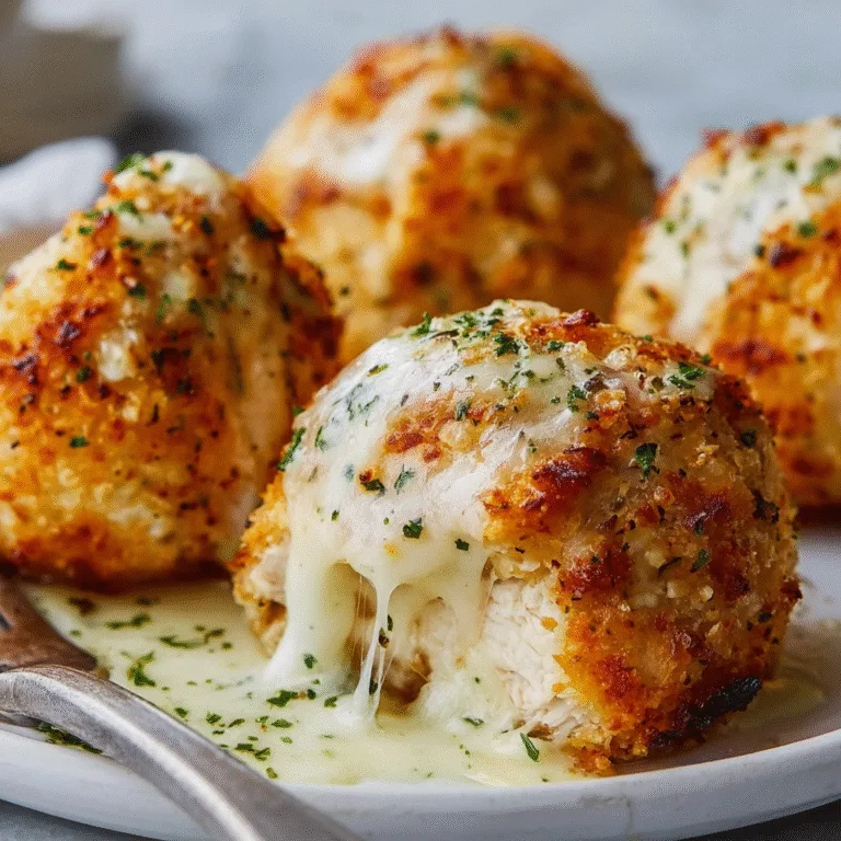 Melted Mozzarella & Ranch Chicken Bombs (Crispy, Cheesy & Addictively Good!)