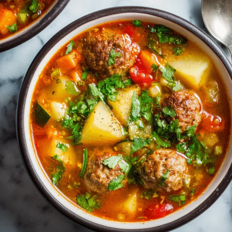 Albondigas Soup (Mexican Meatball Soup) – A Warm, Hearty, Authentic Classic