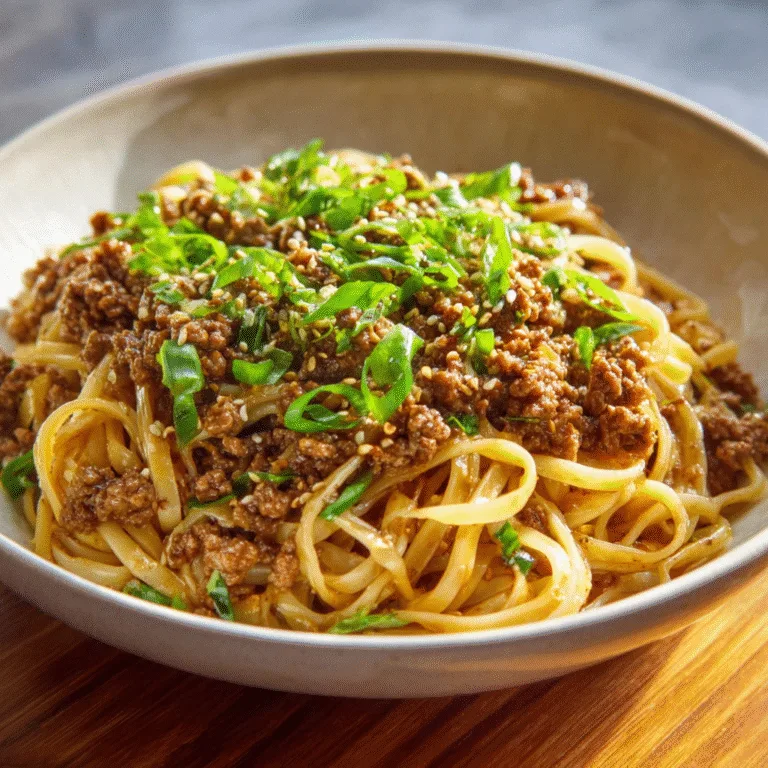 Asian Ground Beef Noodles – Quick, Savory, and So Satisfying