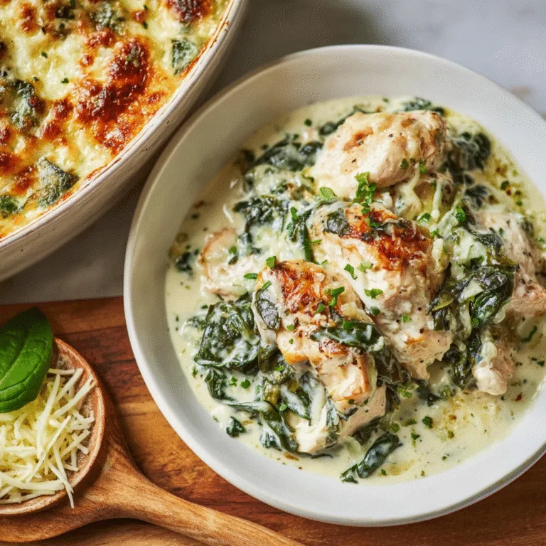 Creamy Chicken and Spinach Casserole With Cream Cheese – The Ultimate Comfort Bake