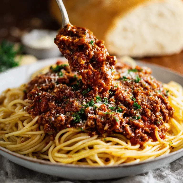 The Best Homemade Meat Sauce Recipe (Rich, Hearty & Classic)