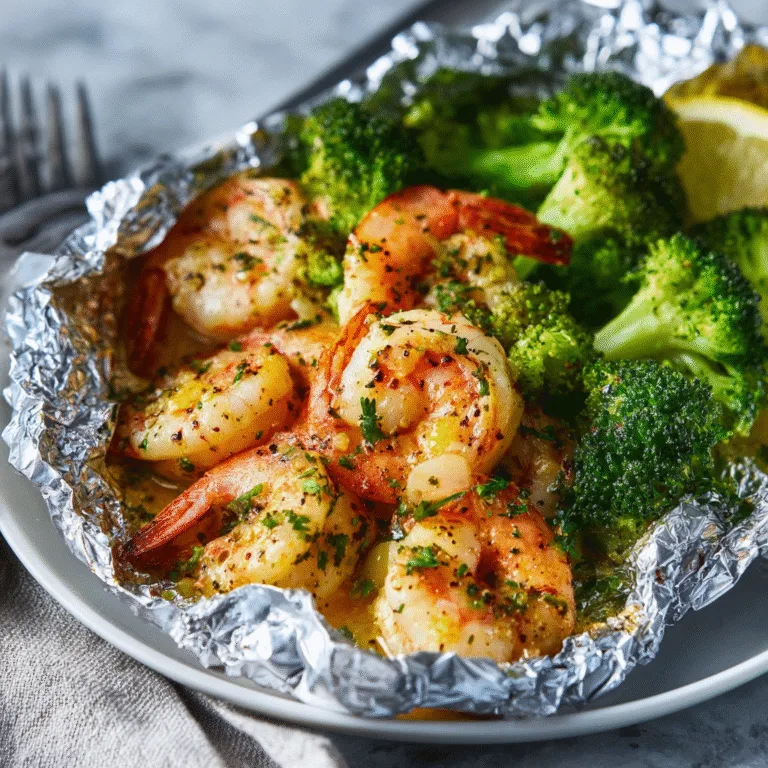 Shrimp and Broccoli Foil Packs Recipe: Quick, Healthy, and Flavorful