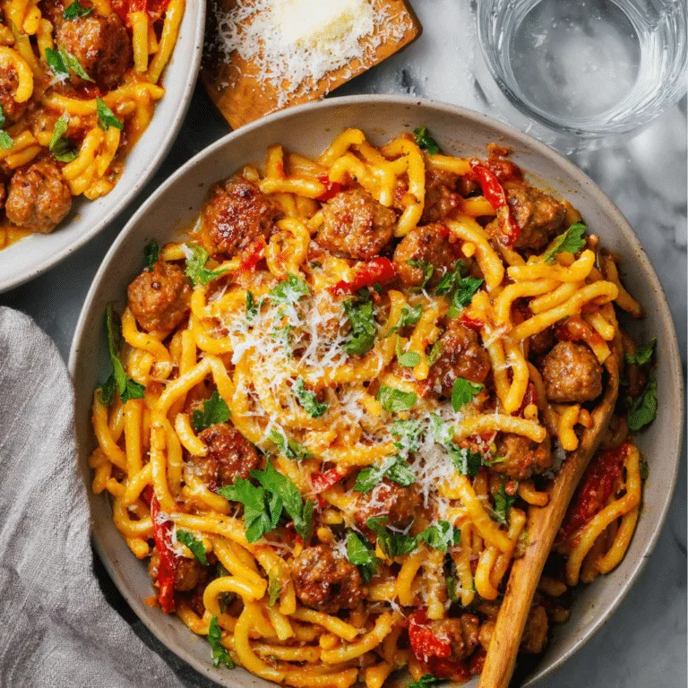 Sausage Pasta Skillet – The Ultimate One-Pan Weeknight Dinner
