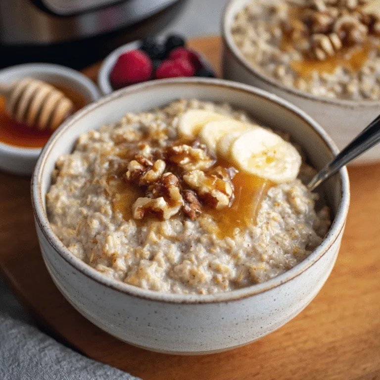 Instant Pot Steel-Cut Oats – The Creamiest, Easiest Breakfast Ever