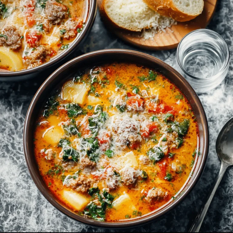 The Best Crock-Pot Tuscan Sausage Soup (Creamy, Cozy, and Effortlessly Flavorful)