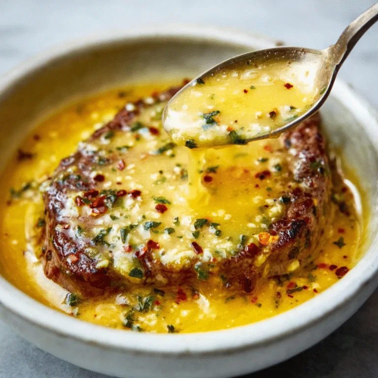 Cowboy Butter Sauce – The Ultimate Dipping Butter for Steak, Chicken, Seafood & Veggies