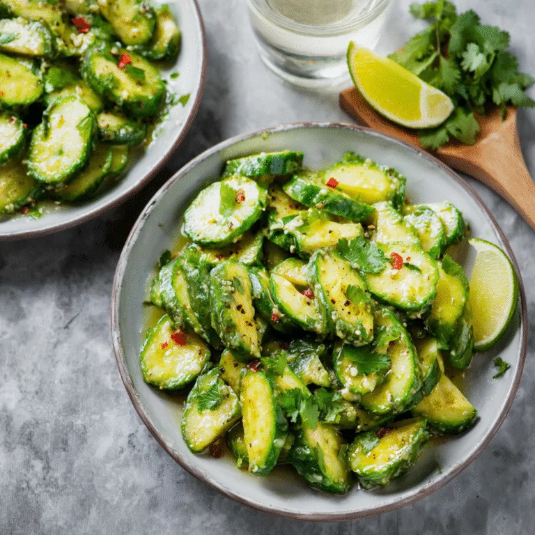 Cucumber Avocado Salad: A Fresh, Creamy, and Vibrant Salad Ready in Minutes