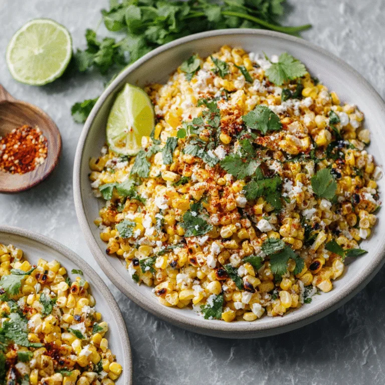 Mexican Street Corn Salad (Esquites): A Creamy, Flavor-Packed Twist on a Classic Favorite