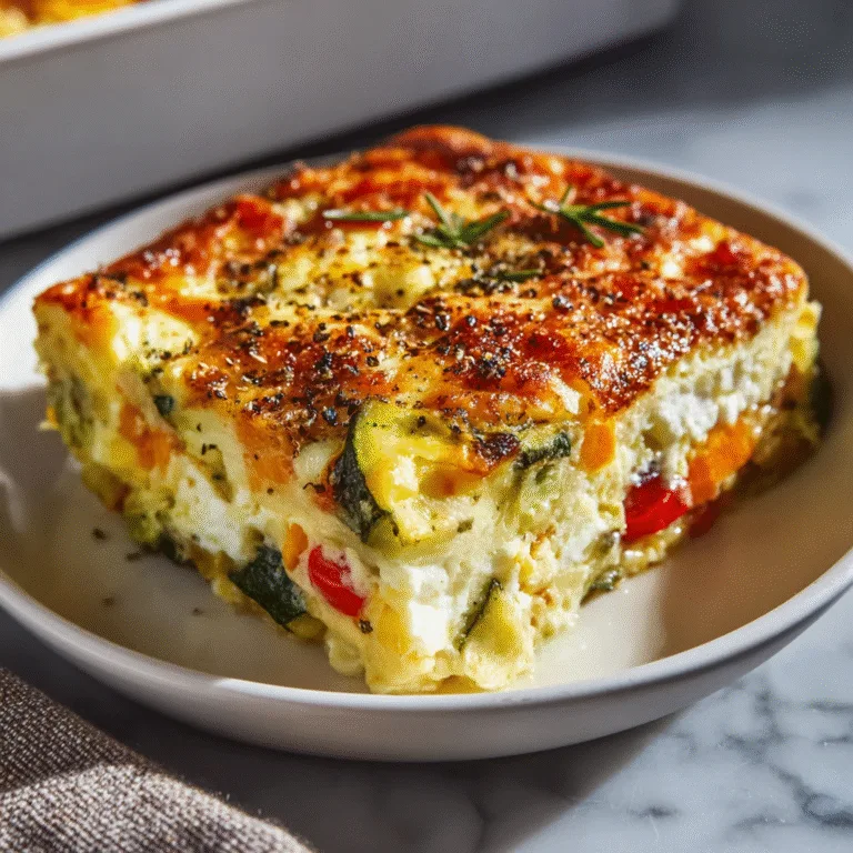 Cottage Cheese and Veggie Bake