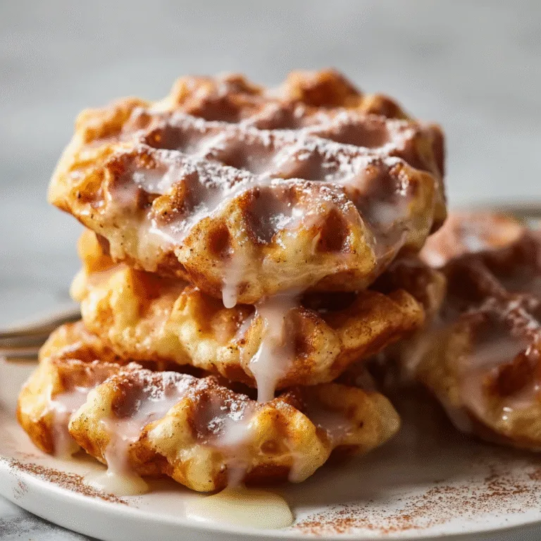 Apple Fritter Waffle Donuts