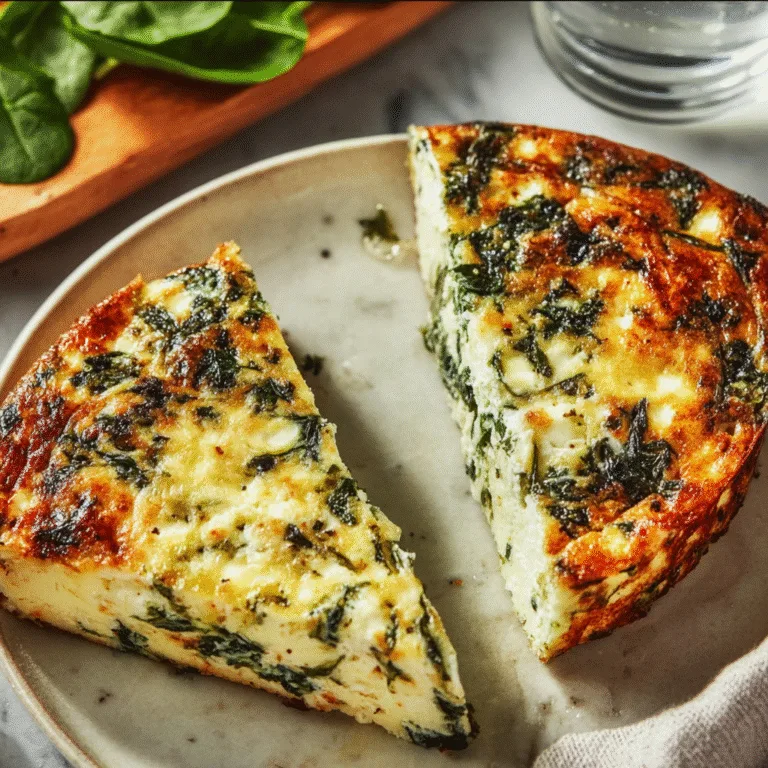Irresistible Cottage Cheese and Spinach Crustless Quiche