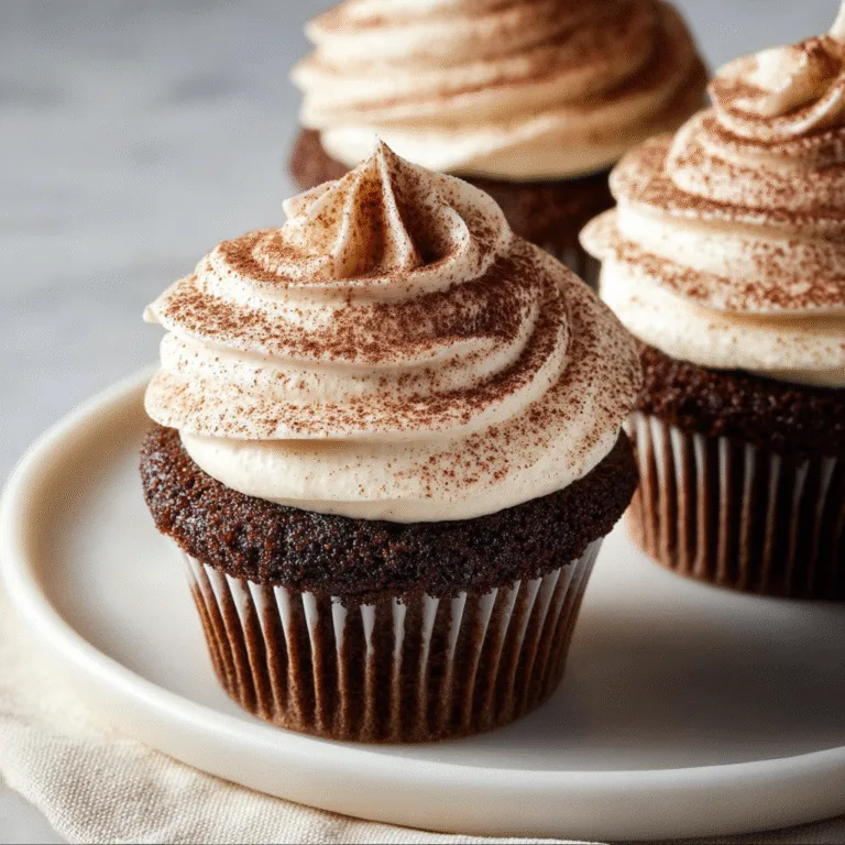Chocolate Tiramisu Cupcakes (Moist, Rich & Filled With Espresso Bliss!)