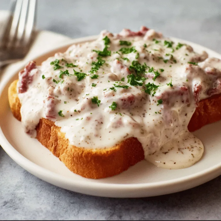 Creamed Chipped Beef on Toast (SOS)