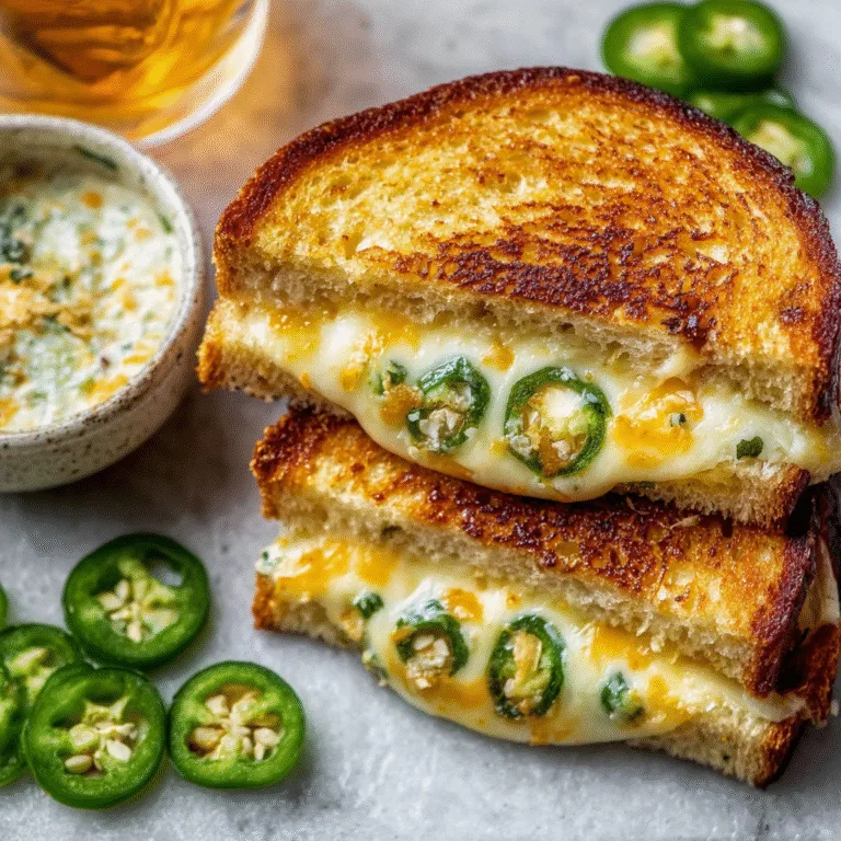 Roasted Jalapeño Dip Grilled Cheese: The Ultimate Melty, Spicy Comfort Sandwich