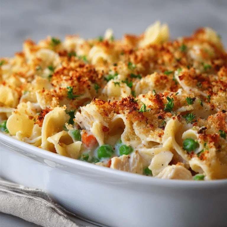 Cozy Chicken Noodle Casserole: Creamy, Comforting, and Family-Approved