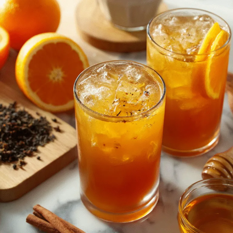 Homemade Orange Cinnamon Iced Tea – A Refreshing, Cozy-Meets-Cool Citrus Drink You’ll Make All Year Long