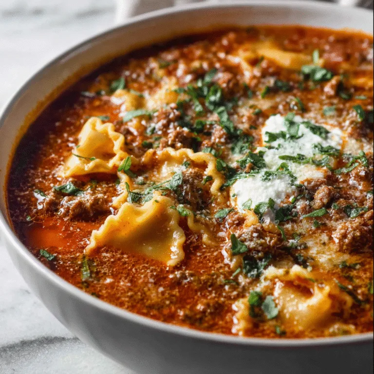 One Pot Lasagna Soup – All the Comfort of Lasagna, None of the Fuss