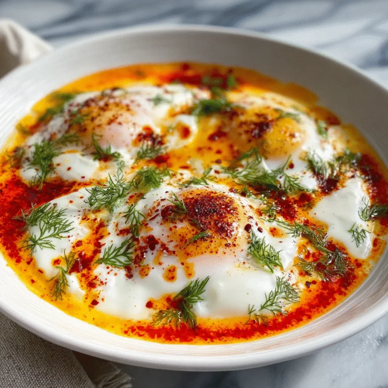 Turkish Eggs (Çılbır): A Classic Ottoman Breakfast You’ll Fall in Love With