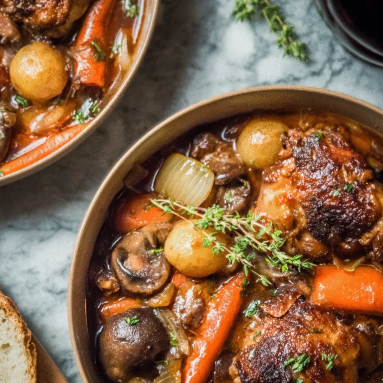 Slow Cooker Coq au Vin: Classic French Comfort Made Easy