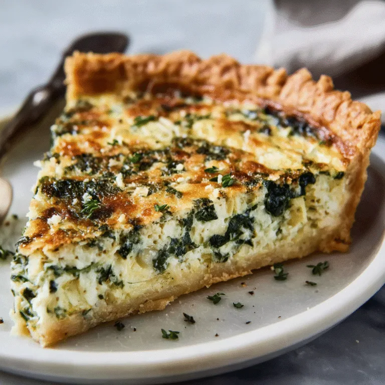 Spinach Artichoke Quiche: Creamy, Savory, and Perfect for Any Time of Day