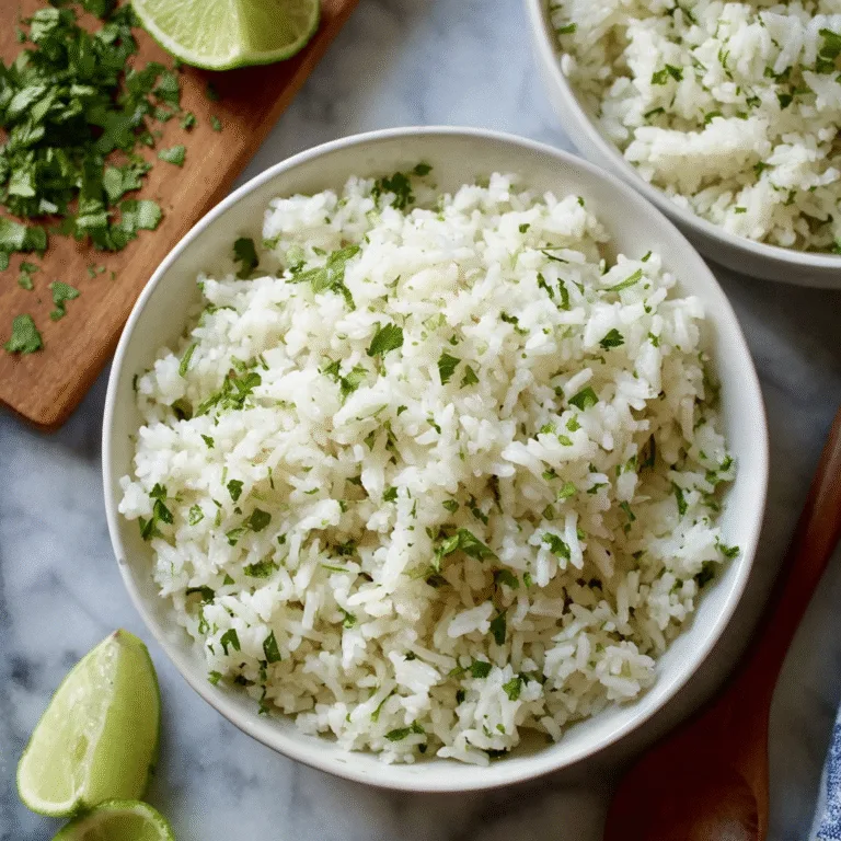 Copycat Cilantro Lime Rice – Fluffy, Fresh, and Better Than Restaurant Style