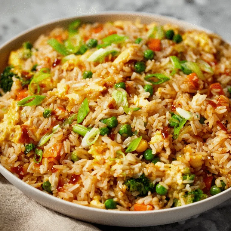 Easy Dump-and-Bake Fried Rice: No Stirring, No Stress, Big Flavor