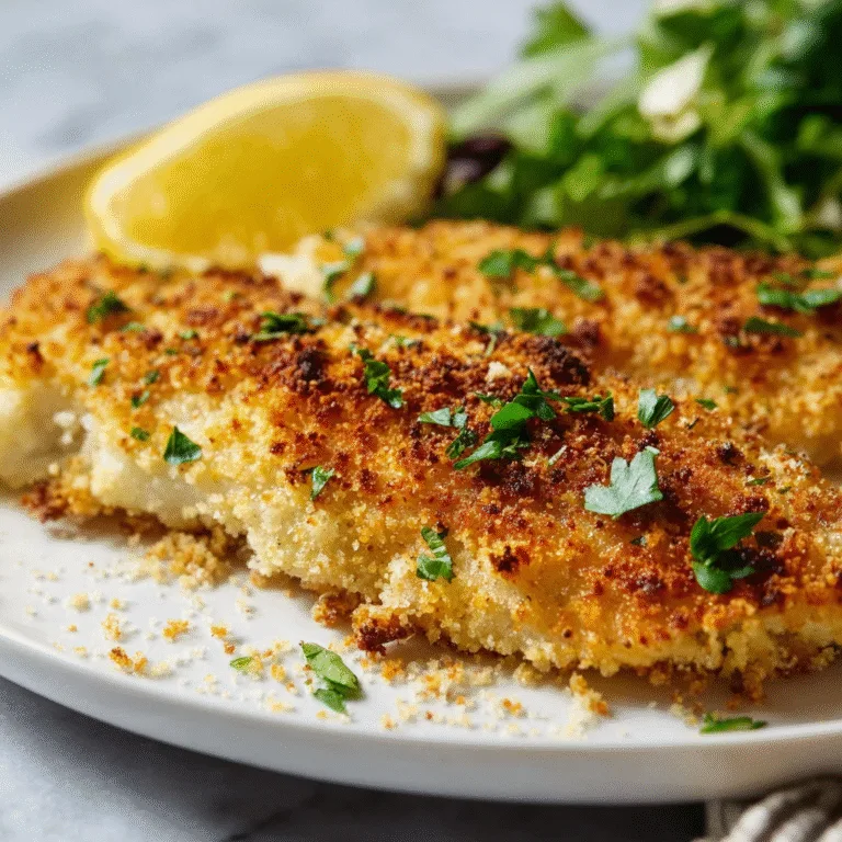 10-Minute Parmesan Crumbed Fish: Crispy, Golden, and Perfect for Busy Nights