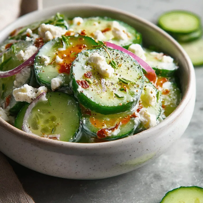 Cucumber Snack Bowl: Fresh, Crunchy, and Perfectly Satisfying