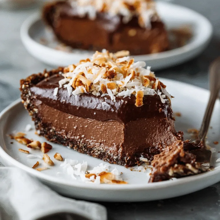 No-Bake German Chocolate Pie: A Classic Dessert Without Turning on the Oven