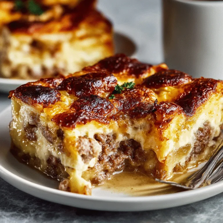 Pancake Sausage Casserole: Sweet and Savory Breakfast Comfort