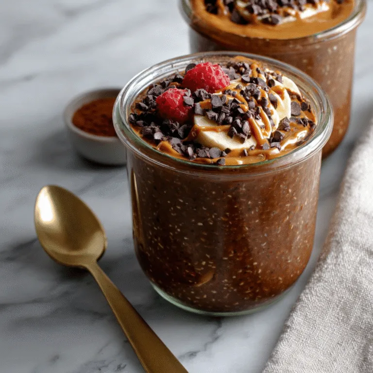 Brownie Batter Overnight Oats: Chocolatey Breakfast That Feels Like Dessert