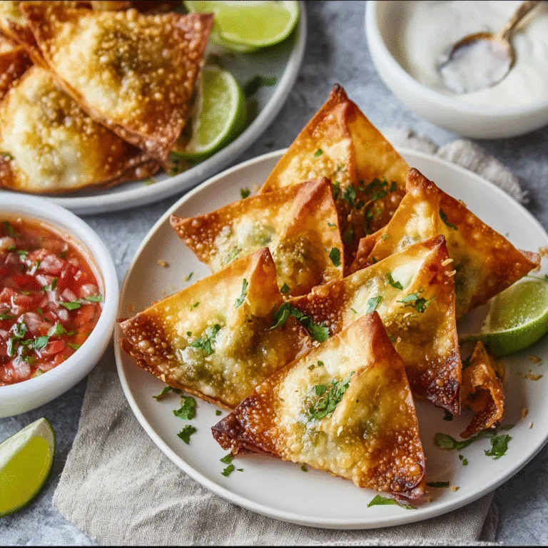 Mexican Wontons: A Crispy, Cheesy Fusion Appetizer