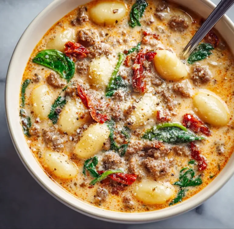 One Pot Tuscan Sausage Gnocchi Soup – Creamy, Cozy, Flavor-Packed Comfort Food