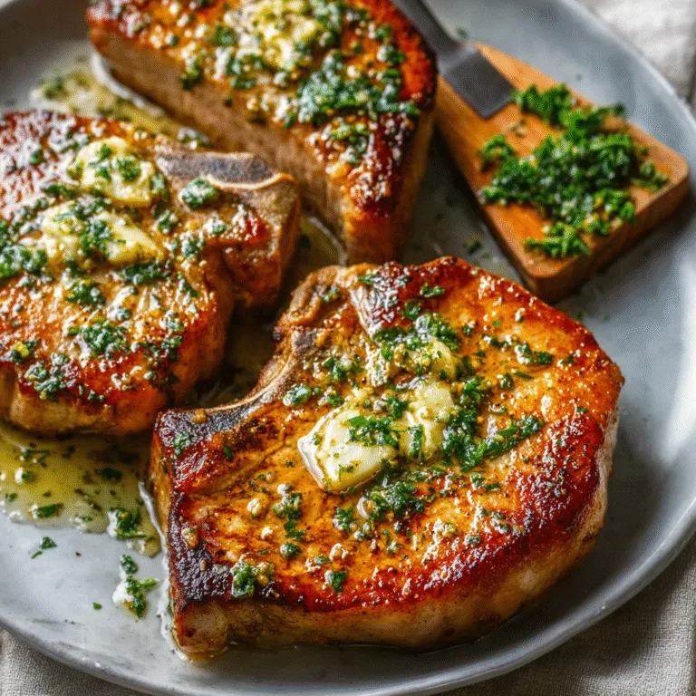 Garlic Butter Pan-Seared Pork Chops: The Ultimate Juicy Skillet Dinner