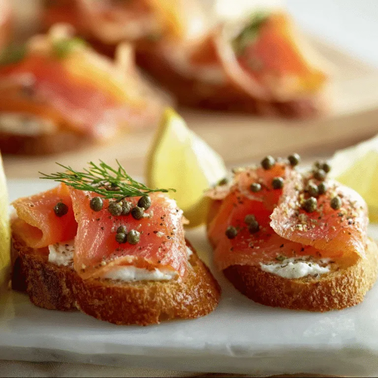 Smoked Salmon Crostini: An Elegant Appetizer with Timeless Appeal