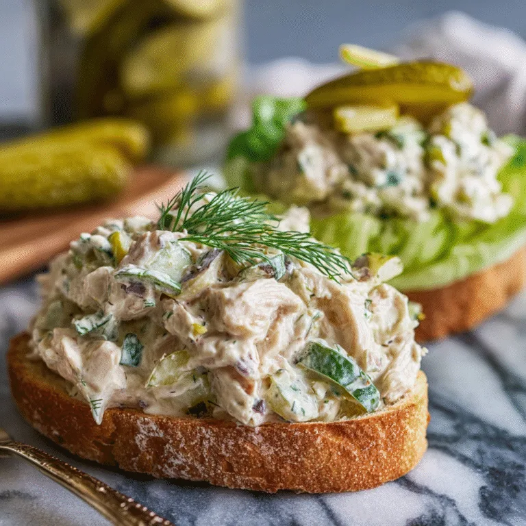 Dill Pickle Chicken Salad: Creamy, Tangy Comfort with a Crunchy Twist