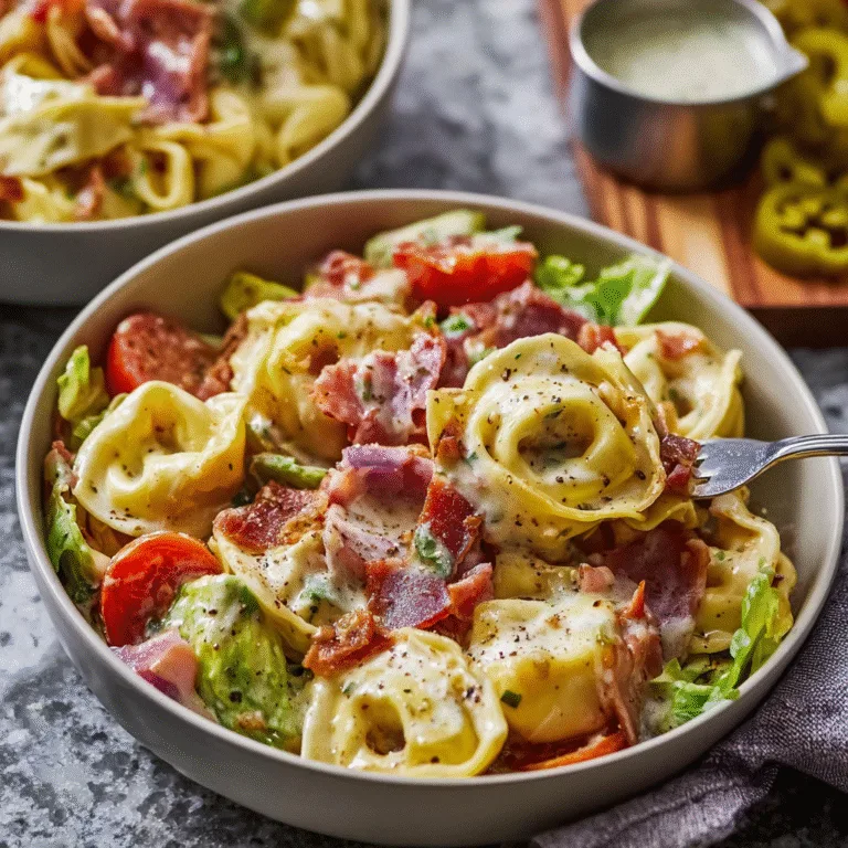 Grinder Tortellini Salad: Everything You Love About a Grinder in One Bowl