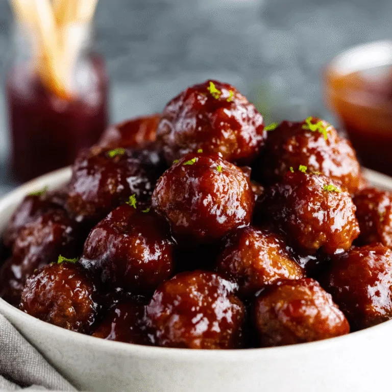 Grape Jelly BBQ Meatballs: The Classic Sweet-and-Savory Party Favorite