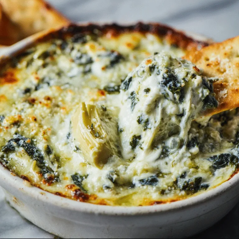Easy Spinach Artichoke Dip