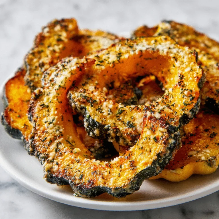 Parmesan Herb Roasted Acorn Squash