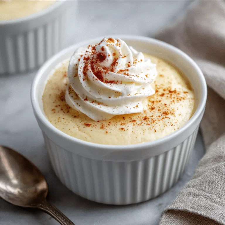 Homemade Eggnog Pudding