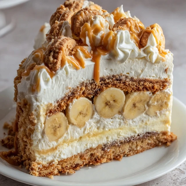 Banana Pudding Cookie Butter Cheesecake Cake: The Ultimate Layered Dessert