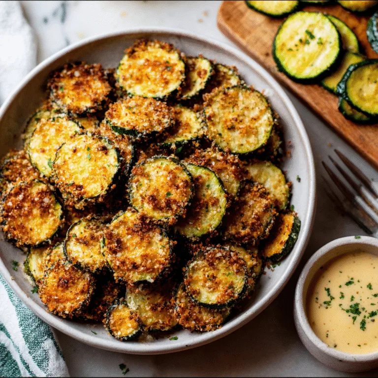 Crispy Baked Zucchini Chips: A Crunchy, Guilt-Free Snack Everyone Loves