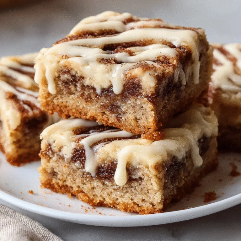 Cinnamon Roll Bliss Bars: Everything You Love About Cinnamon Rolls in One Easy Bar
