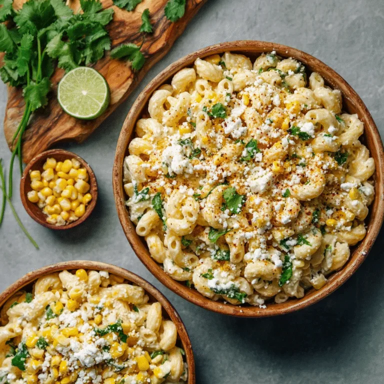 Mexican Street Corn Pasta Salad (Creamy, Bold, and Crowd-Pleasing)