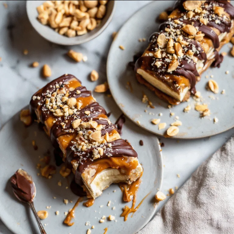 Frozen Banana Snickers: A No-Bake Treat That Tastes Like Candy Bar Perfection