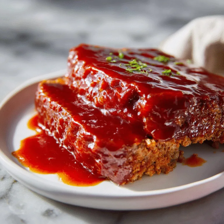 Easy 3-Ingredient Meatloaf Sauce